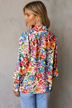 Load image into Gallery viewer, Printed Collared Neck Long Sleeve Blouse (multiple print options)
