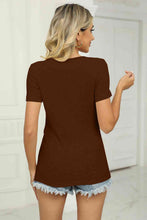 Load image into Gallery viewer, A Bit Twisted V-Neck T-Shirt (multiple color options)
