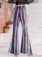 Load image into Gallery viewer, Gypsy Soul Striped Flare Leg Pants
