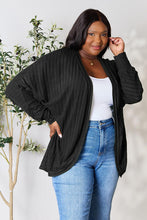Load image into Gallery viewer, All Day Comfort Ribbed Cocoon Cardigan (multiple color options)

