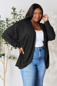 All Day Comfort Ribbed Cocoon Cardigan (multiple color options)