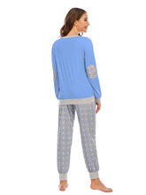 Load image into Gallery viewer, Playful Pair Long Sleeve Top and Polka Dot Pajama Pants Set (multiple color options)
