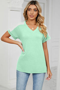 Find A Way V-Neck Short Sleeve T-Shirt (multiple color options)