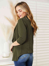 Load image into Gallery viewer, Stay in Sync Open Front 3/4 Sleeve Cardigan (multiple color options)
