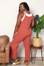 Load image into Gallery viewer, Autumn Brunch Wide Leg Overalls with Front Pockets

