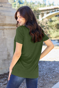 Her Classic Tee V-Neck Short Sleeve T-Shirt (multiple color options)