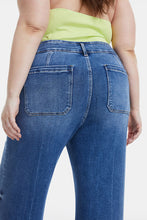 Load image into Gallery viewer, Brynlee Raw Hem High Waist Wide Leg Jeans by Bayeas

