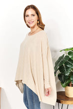 Load image into Gallery viewer, Snuggle Bliss Oversized Super Soft Ribbed Top in Cream
