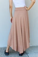 Load image into Gallery viewer, First Choice High Waisted Flare Maxi Skirt in Camel
