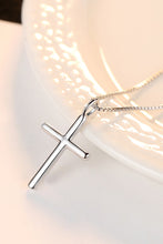Load image into Gallery viewer, Divine Faith Dainty Cross Pendant 925 Sterling Silver Necklace
