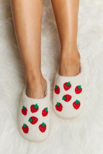 Load image into Gallery viewer, Plush Printed Plush Slide Slippers (multiple design options)
