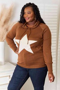 Star Story Graphic Hooded Sweater