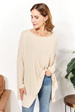 Load image into Gallery viewer, Snuggle Bliss Oversized Super Soft Ribbed Top in Cream
