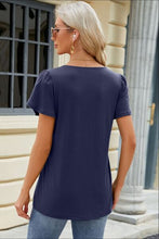 Load image into Gallery viewer, Easy Thinking Square Neck Short Sleeve Top (multiple color &amp; print options)
