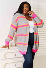 Load image into Gallery viewer, Happy Haven Ribbed Long Sleeve Cardigan
