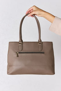 Julia Structured Leather Handbag  (3 color options)