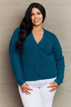 Load image into Gallery viewer, Kiss Me Tonight Button Down Cardigan in Teal
