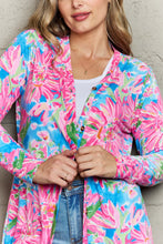 Load image into Gallery viewer, Blush Bouquet Floral Open Front Long Sleeve Cardigan
