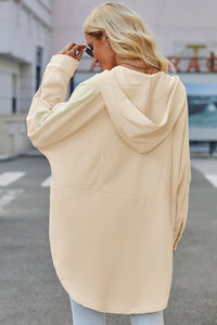All The Feels Oversized Buttoned Hoodie with Pockets (2 color options)