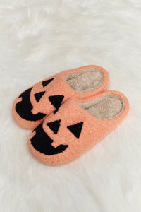 Plush Printed Plush Slide Slippers (multiple design options)