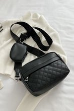 Load image into Gallery viewer, Carefree Companion Vegan Leather Shoulder Bag with Small Purse (multiple color options)

