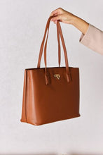 Load image into Gallery viewer, Katie Vegan Leather Office Tote Bag (multiple color options)
