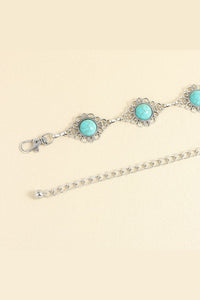 Vintage Inspired Turquoise Alloy Belt (multiple options)