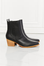 Load image into Gallery viewer, Love the Journey Stacked Heel Chelsea Boot in Black
