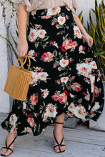 Load image into Gallery viewer, Flowers and Fashion: Floral High-Rise Skirt - Plus
