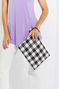 Make It Your Own Printed Wristlet (leopard or plaid)