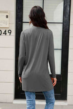 Load image into Gallery viewer, Easy Going Open Front Long Sleeve Cardigan with Pockets (multiple color options)
