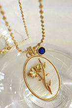 Load image into Gallery viewer, Blooming Beauty Birth Month Flower Shell Pendant Necklace (all months)
