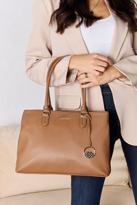 Julia Structured Leather Handbag  (3 color options)