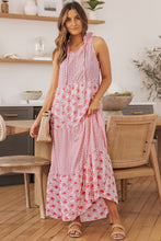 Load image into Gallery viewer, Everyday Happniess Tie-Neck Sleeveless Maxi Dress (2 color options)
