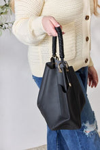 Load image into Gallery viewer, Playful &amp; Posh Vegan Leather Handbag with Pouch (2 color options)
