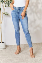 Load image into Gallery viewer, Her Moment Raw Hem Skinny Jeans by Bayeas
