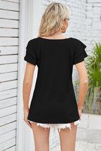 Load image into Gallery viewer, Take Your Time Square Neck Flutter Sleeve Top (multiple color options)
