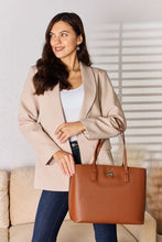 Load image into Gallery viewer, Katie Vegan Leather Office Tote Bag (multiple color options)
