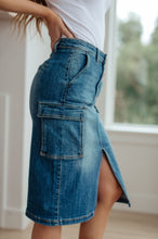 Load image into Gallery viewer, Always Be There Cargo Denim Skirt by Risen
