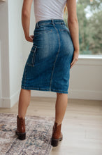 Load image into Gallery viewer, Always Be There Cargo Denim Skirt by Risen
