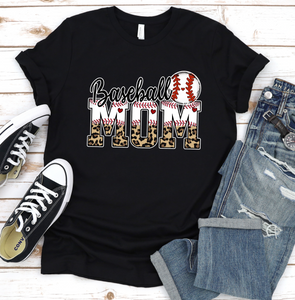 Baseball Mom Graphic T-Shirt