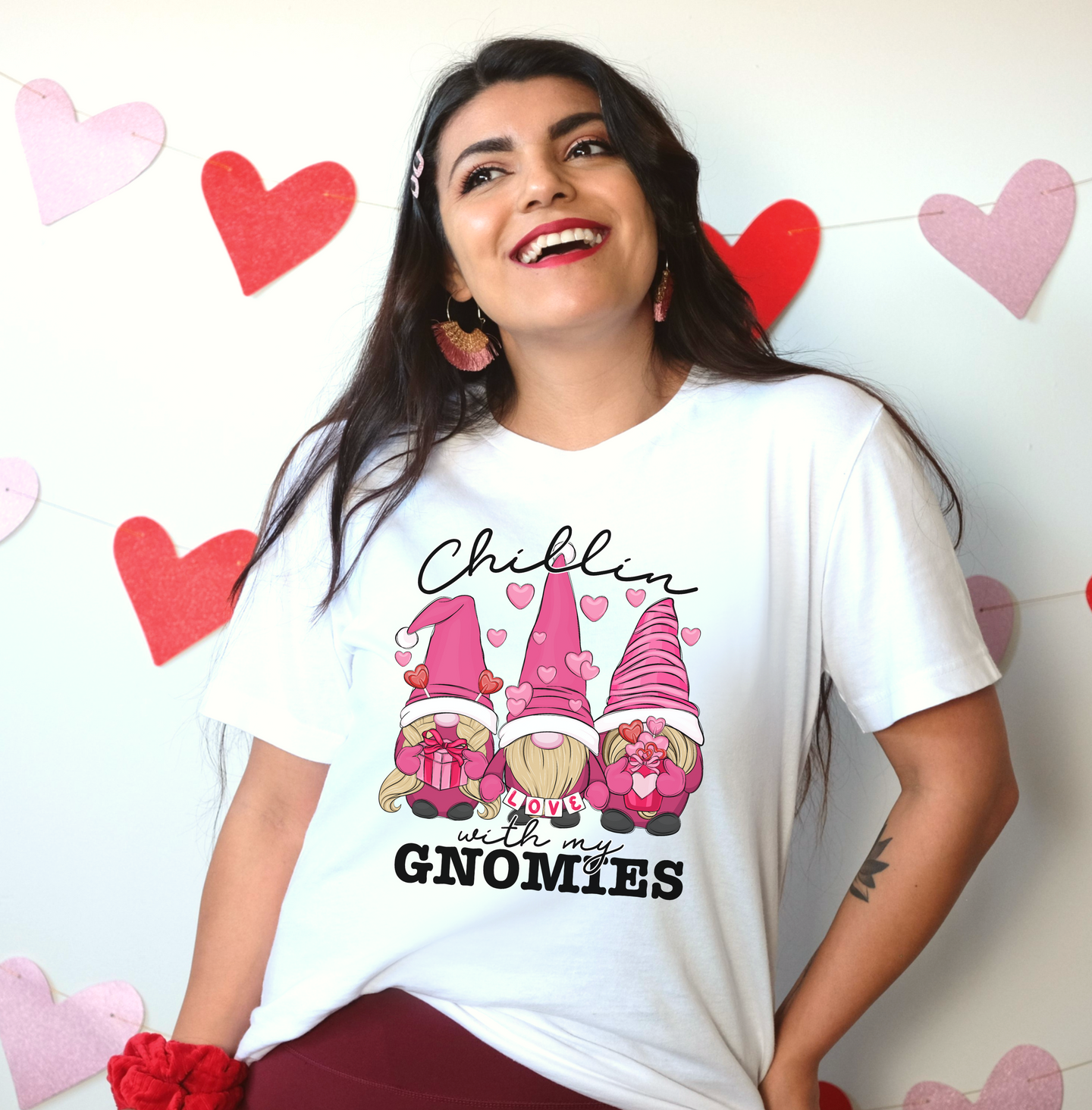 Chillin With My Gnomies Graphic T-Shirt