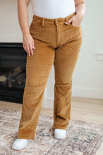 Load image into Gallery viewer, Cordelia Bootcut Corduroy Pants in Camel by Judy Blue
