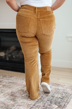 Load image into Gallery viewer, Cordelia Bootcut Corduroy Pants in Camel by Judy Blue
