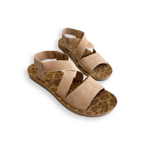 Thrive Sandals in Tan by Corkys