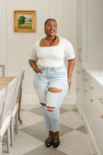Load image into Gallery viewer, Super Light Destroyed Boyfriend Jeans by Judy Blue
