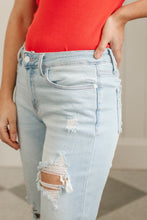 Load image into Gallery viewer, Super Light Destroyed Boyfriend Jeans by Judy Blue
