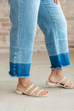 Load image into Gallery viewer, Olivia High Rise Wide Leg Crop Jeans in Medium Wash by Judy Blue
