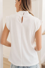 Load image into Gallery viewer, Overqualified Mock Neck Cap Sleeve Top
