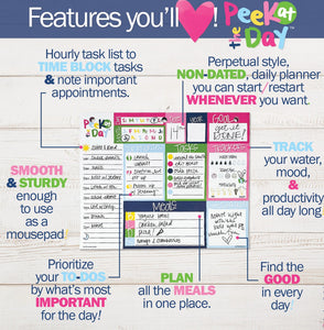 Plan Your Way Bundle | Daily & Weekly Planner Pads